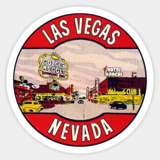 1950s Las Vegas Nevada Sticker